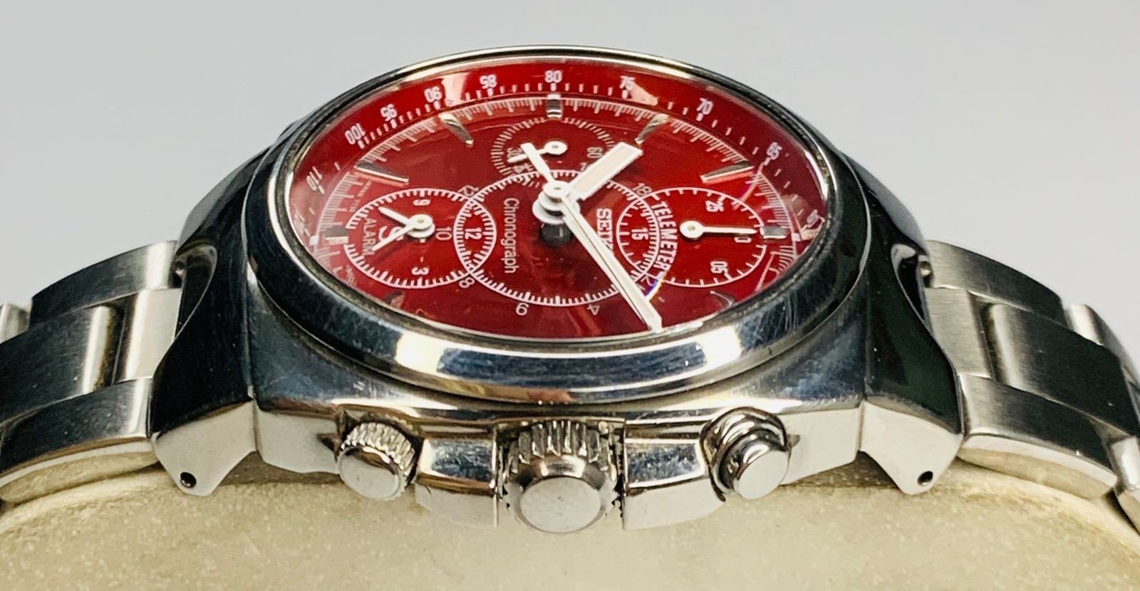 Vintage Seiko SUS Chronograph 7T32-9000 Men’s Quartz Watch