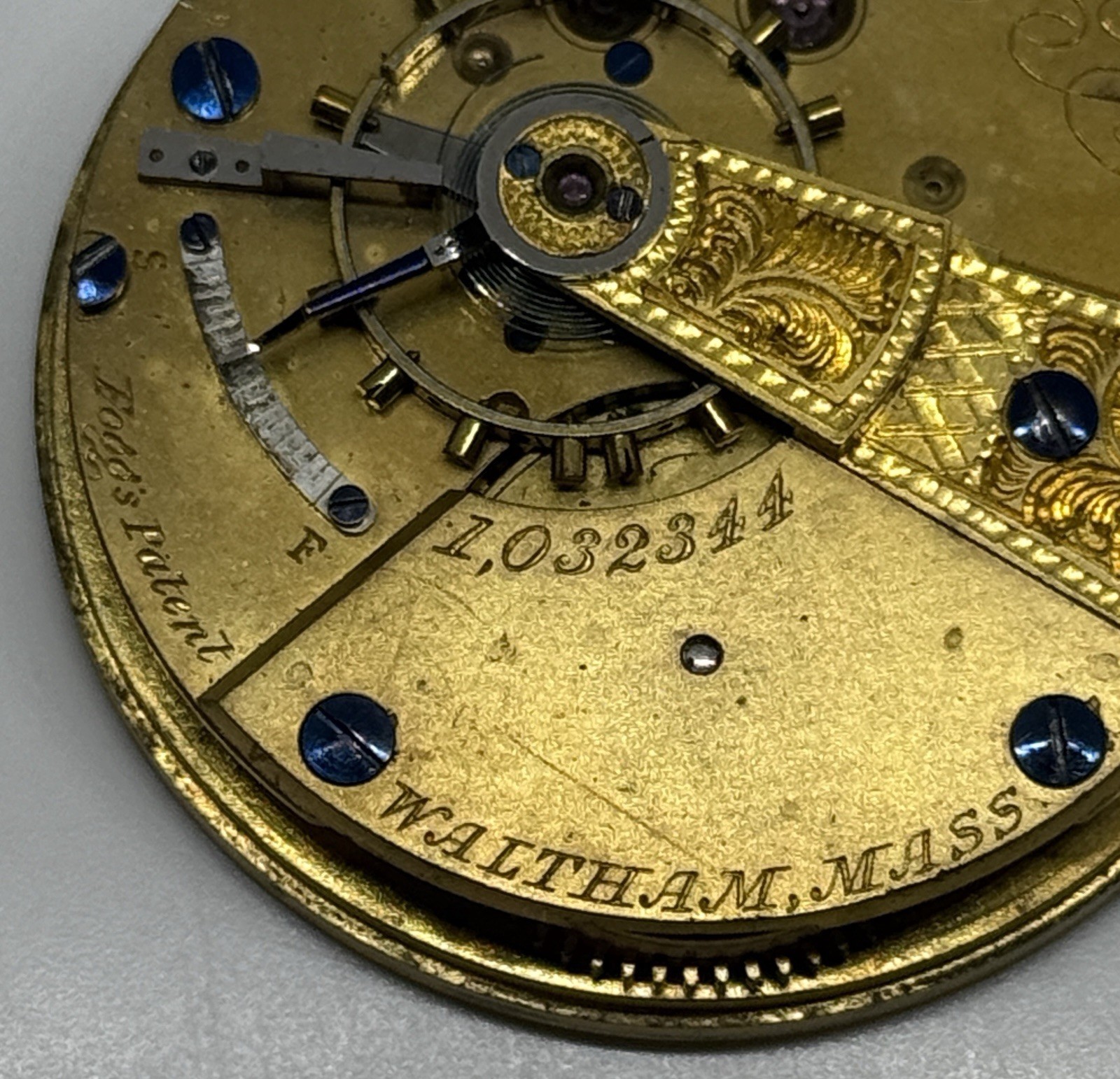 Waltham Pocket Watch Movement /PS Bartlett 18s 1877 11 Jewels / Needs a Service