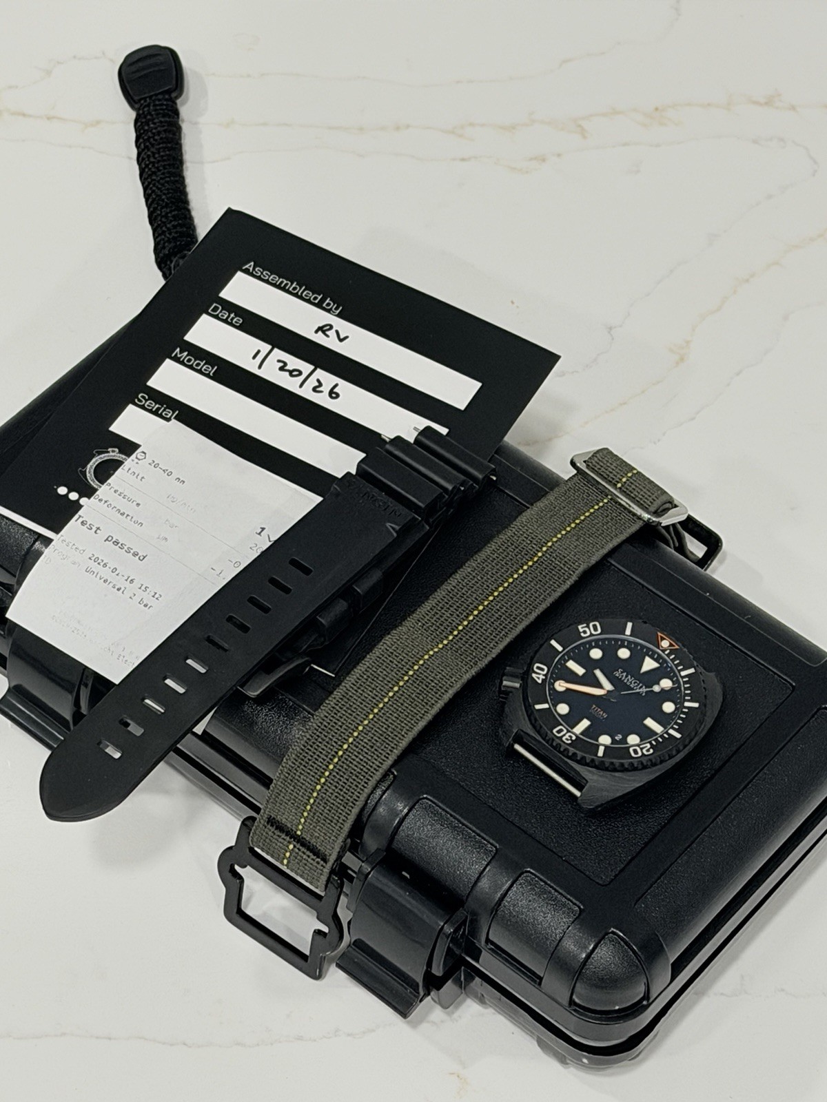 Sangin Instruments Titan 500m Carbon Case