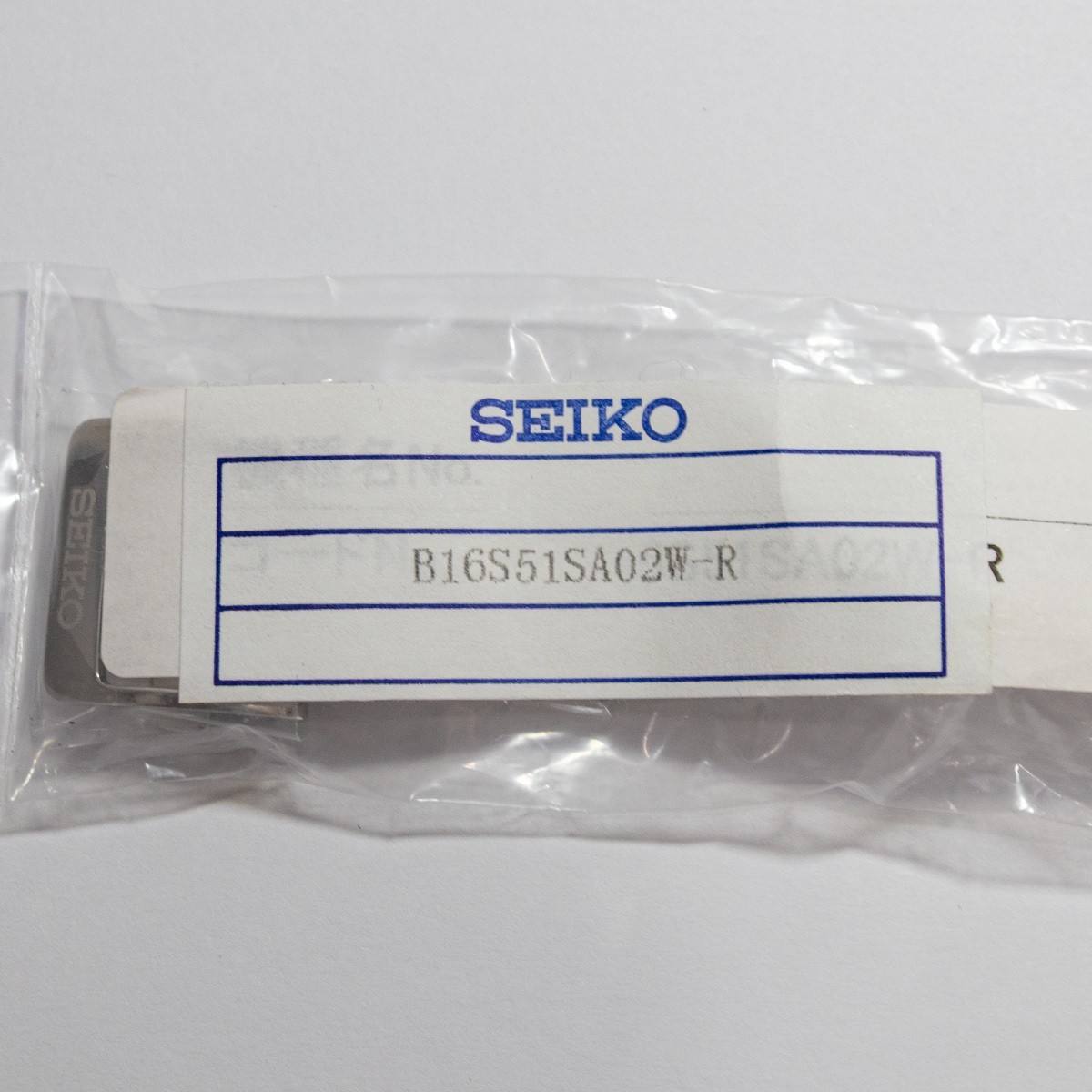 SEIKO Genuine 18mm D-Buckle B16S51SA02W-R Watch Clasp New