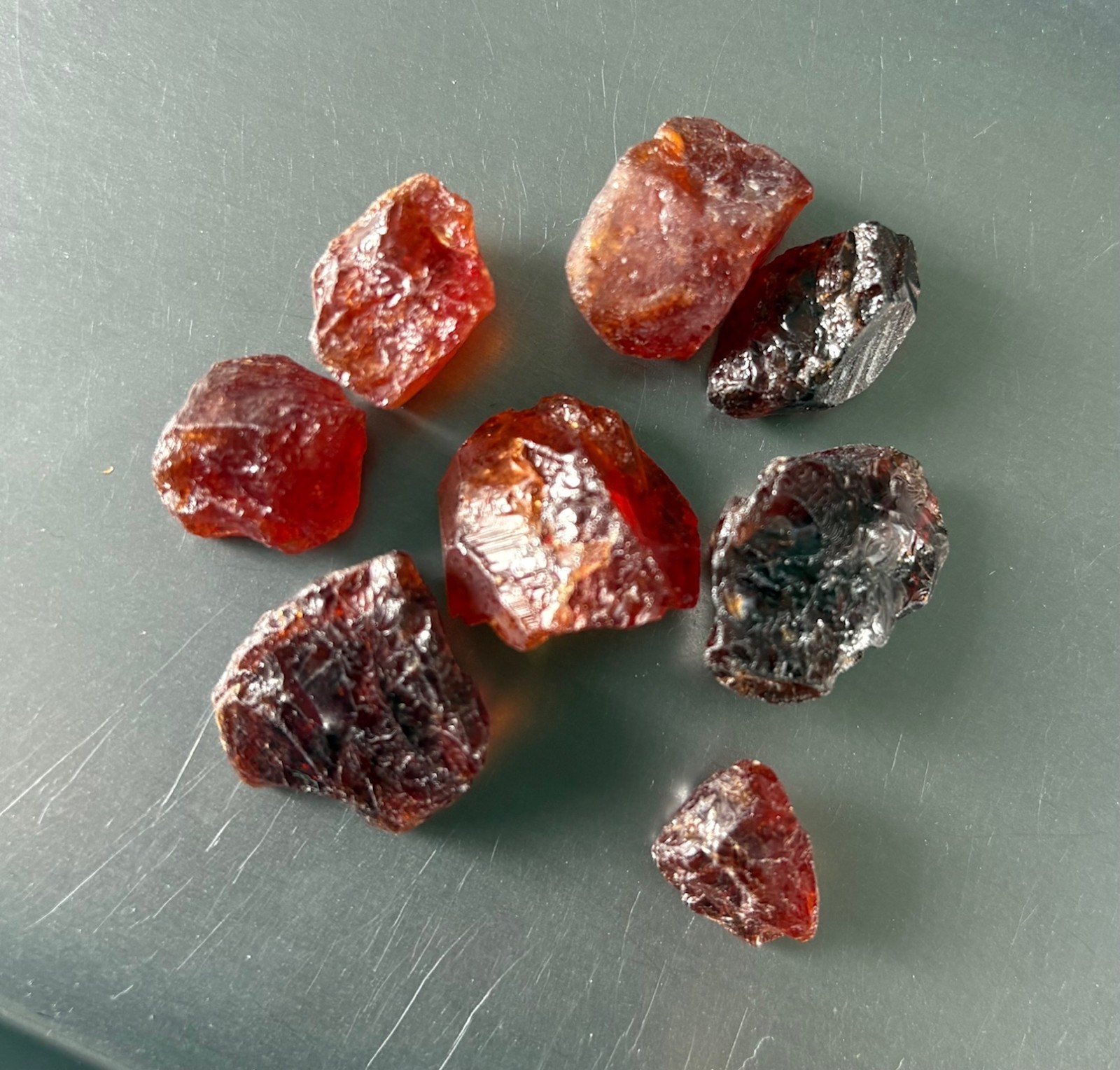 Nice Lot 234 cts Natural Coca Cola colour Spessartine Rough