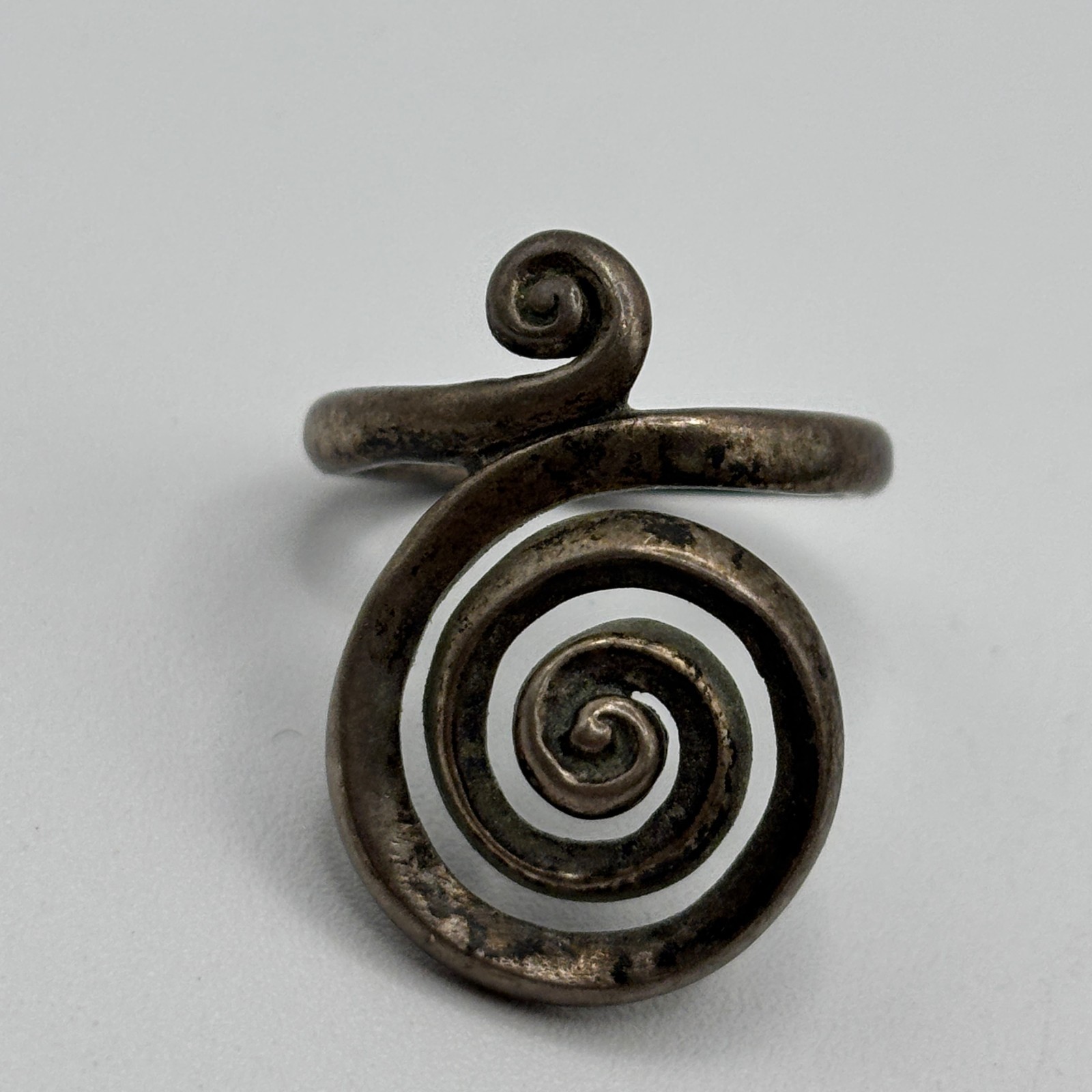Sterling Silver Museum Reproduction Celtic Spiral Ring (Size 6) Signed MMA CMA