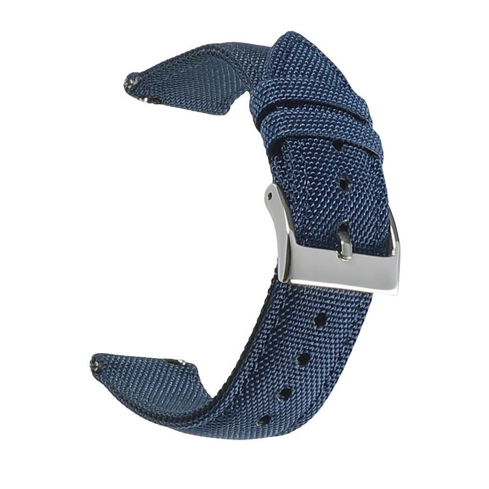 18mm 19mm 20mm 21mm 22mm 24mm Waterproof Sailcloth Watch Strap Two-Sided Nylon
