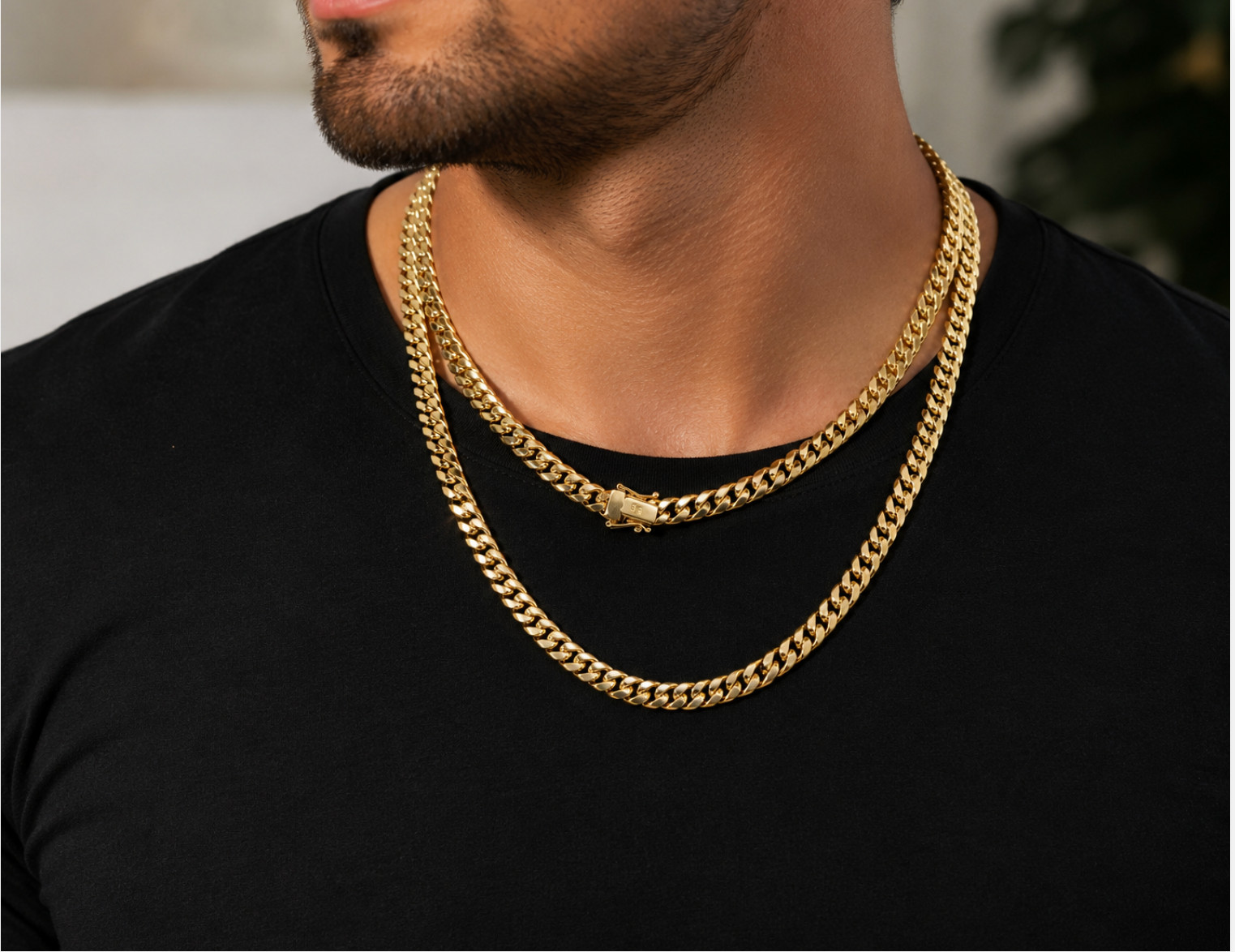 Men’s Pure 14k Yellow Gold 6.50mm Miami Cuban Link Chain 24″ Necklace Box Lock