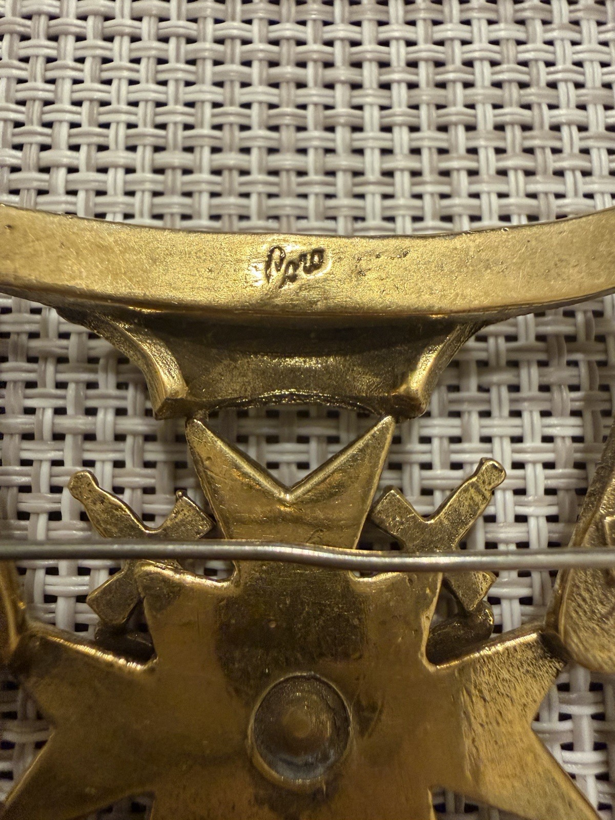 Vintage Coro Coat of Arms Brooch Golden Brooch Vintage Coro Brooch Estate Lot