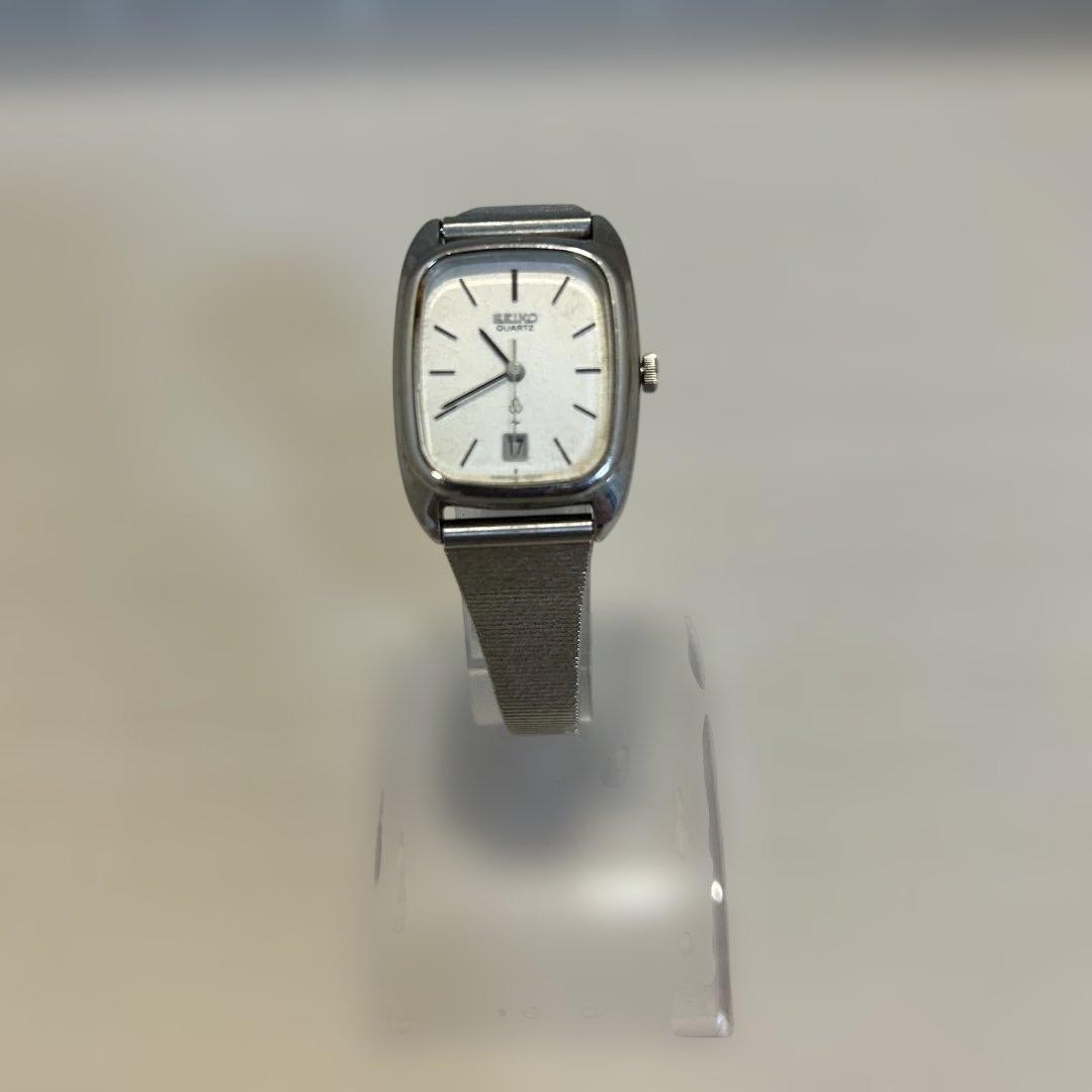 [Working] SEIKO 2622-5010 Quartz Date Rectangular Watch