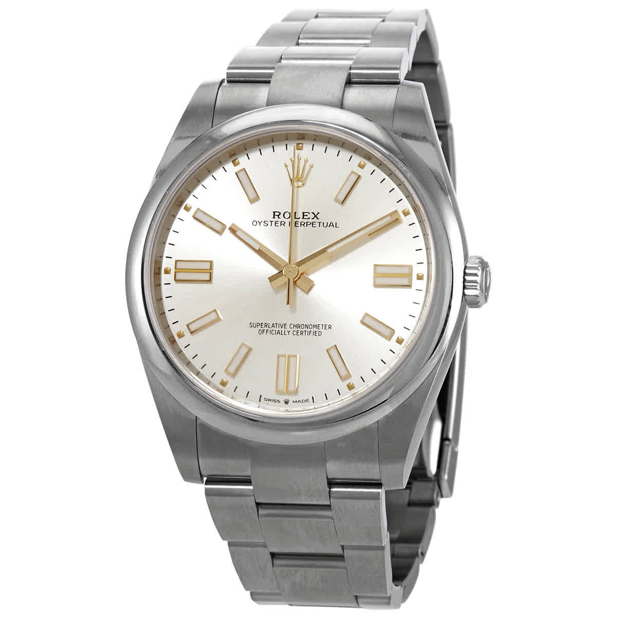 Rolex Oyster Perpetual 41 Automatic Silver Dial Men’s Watch 124300SSO