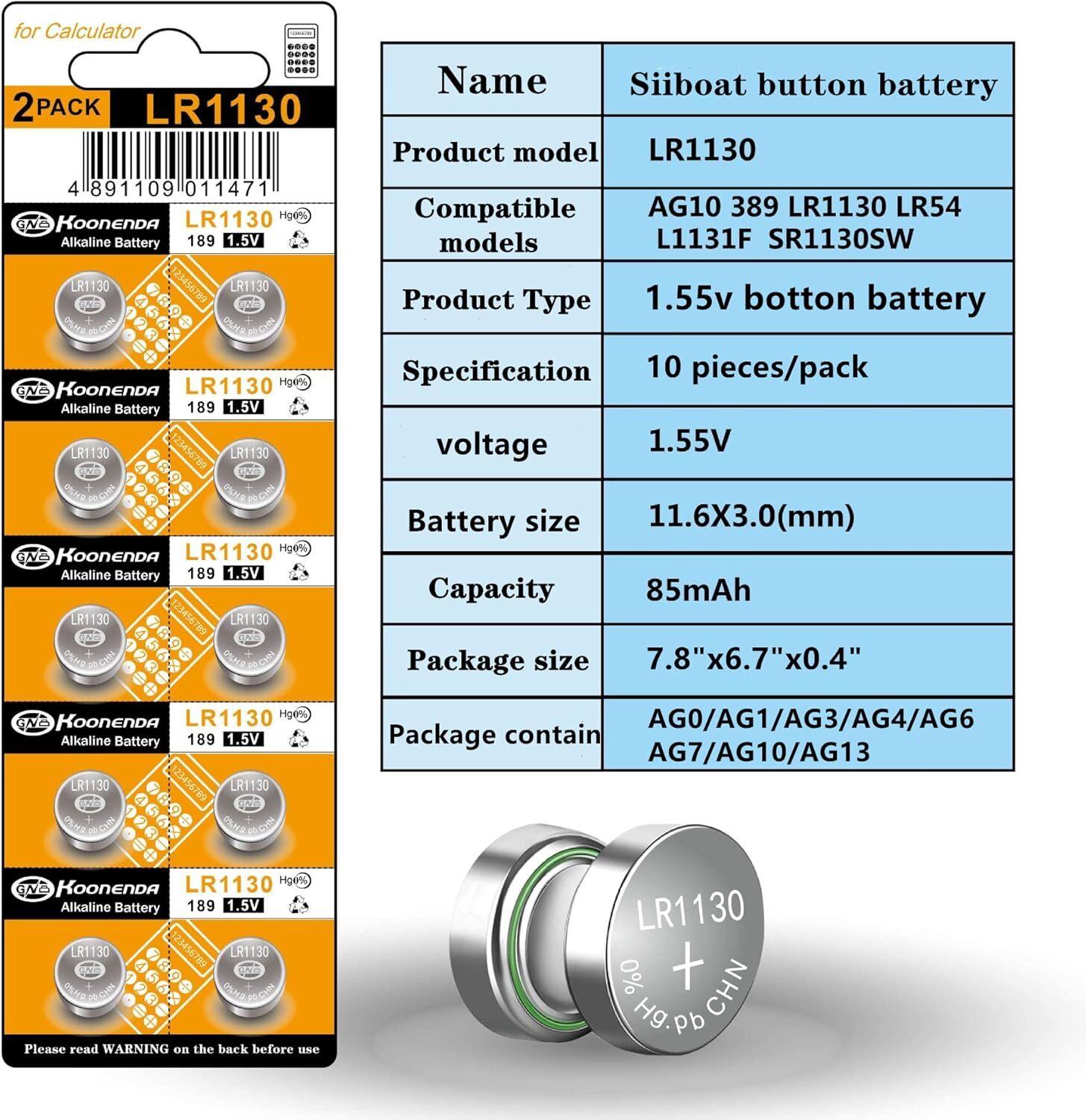 80 Assorted Super Alkaline Button Batteries Coin Cell Set Watch Calculator AG