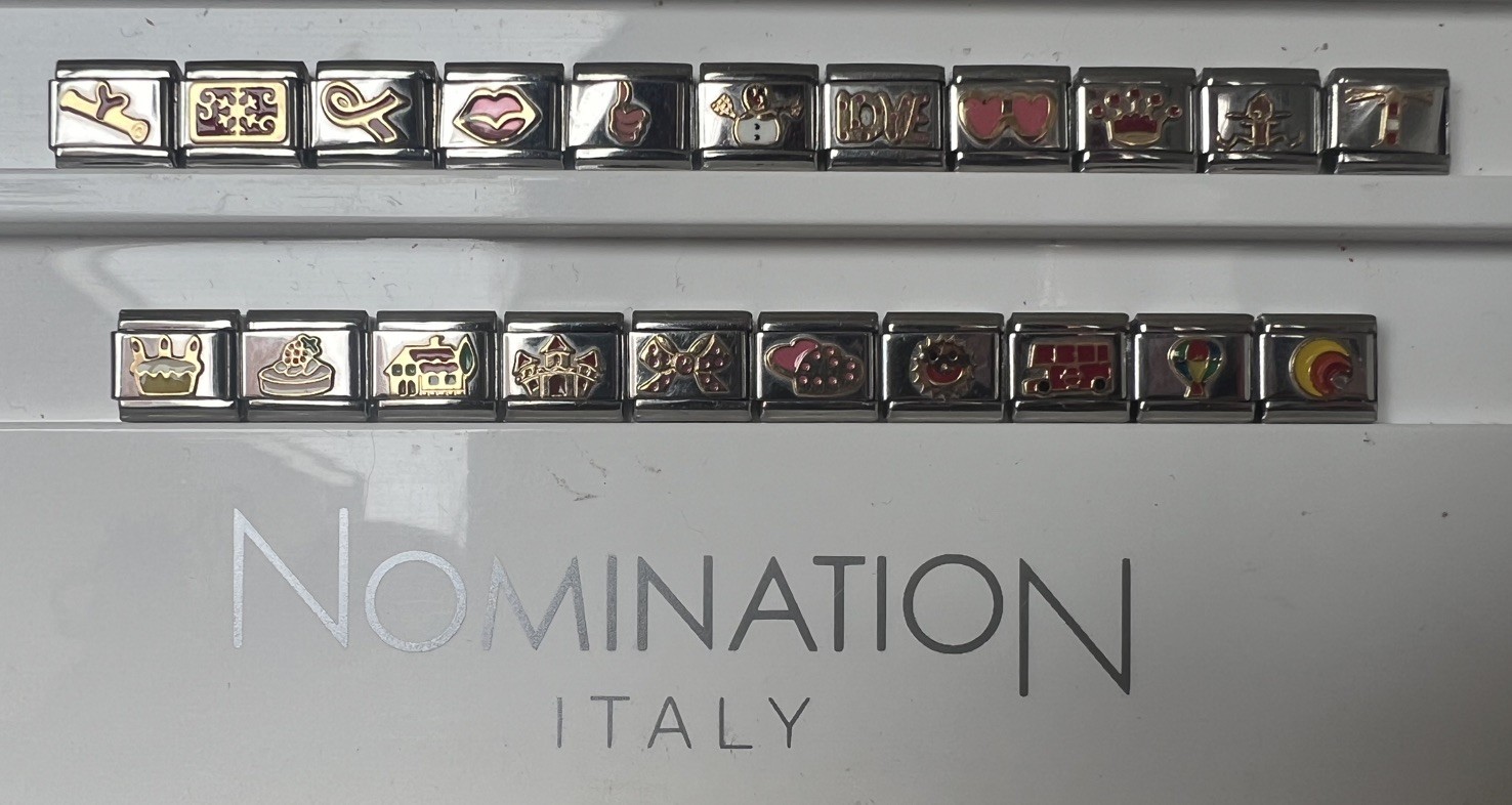 Genuine Nomination Charm – Enamel – Multi Listing You Choose