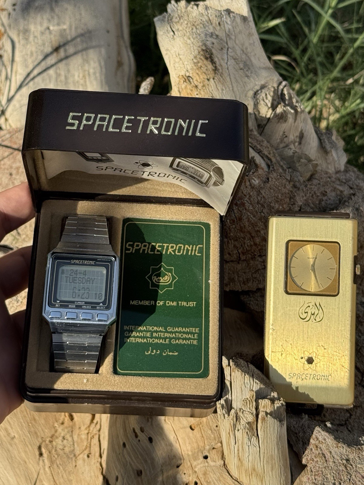 Vintage Seiko Spacetronic W030-0010 Digital Watch Quartz W/Box & Full Set