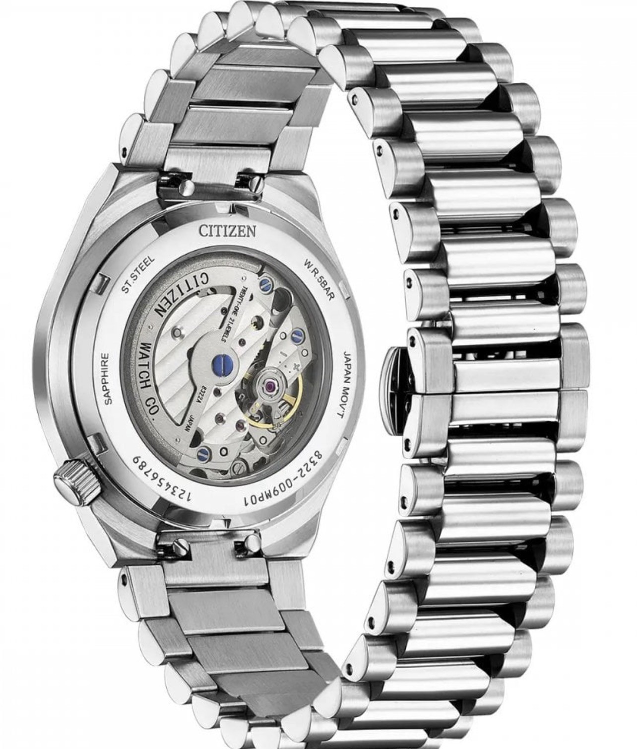 Citizen Tsuyosa NK5010-51L Automatic Blue Small Seconds Sapphire 40mm Watch New
