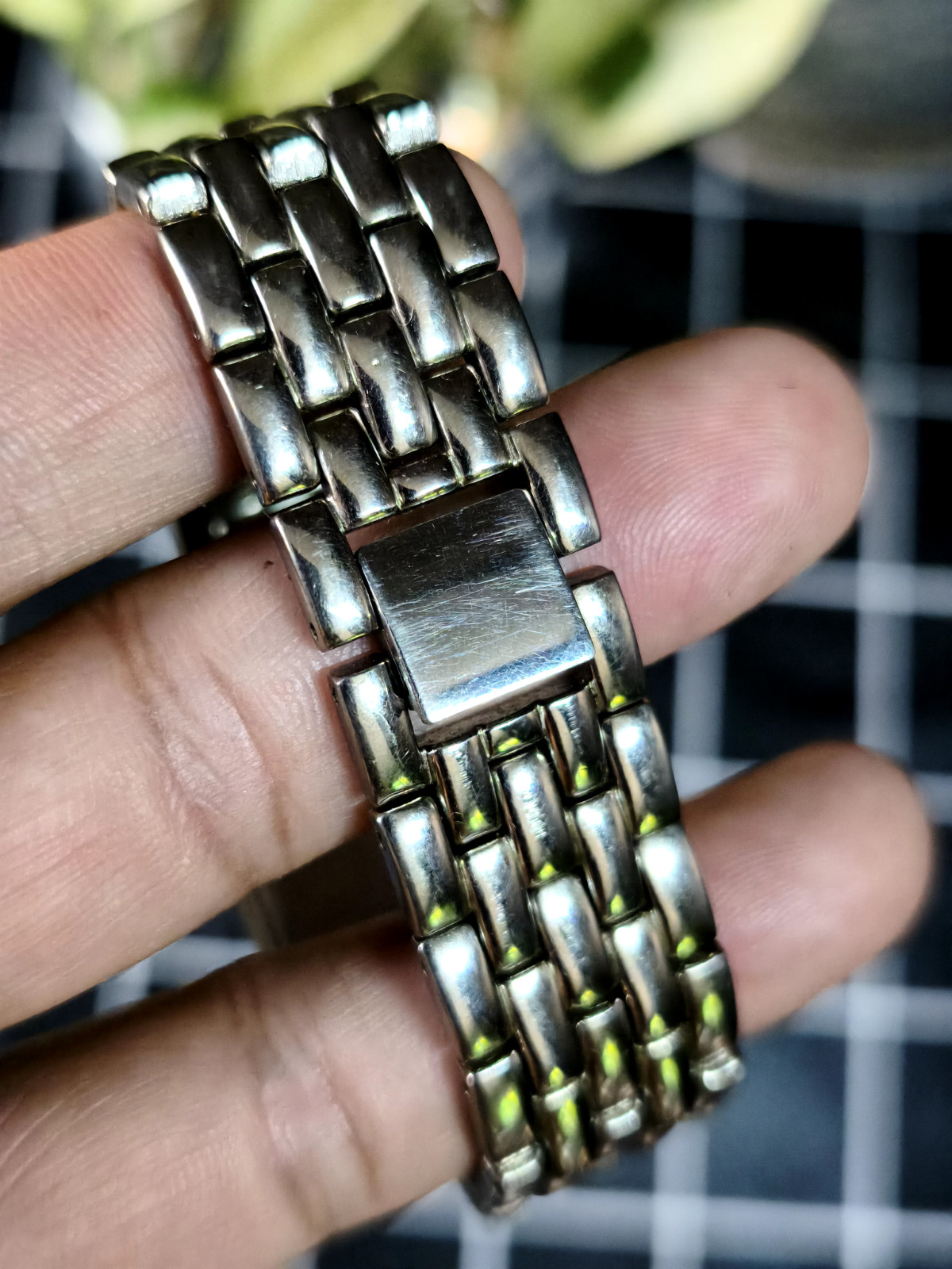 VINTAGE J.SPRINGS BY SEIKO INSTRUMENTS SQUARE MIRROR-DIAL QUARTZ DRESS WATCH