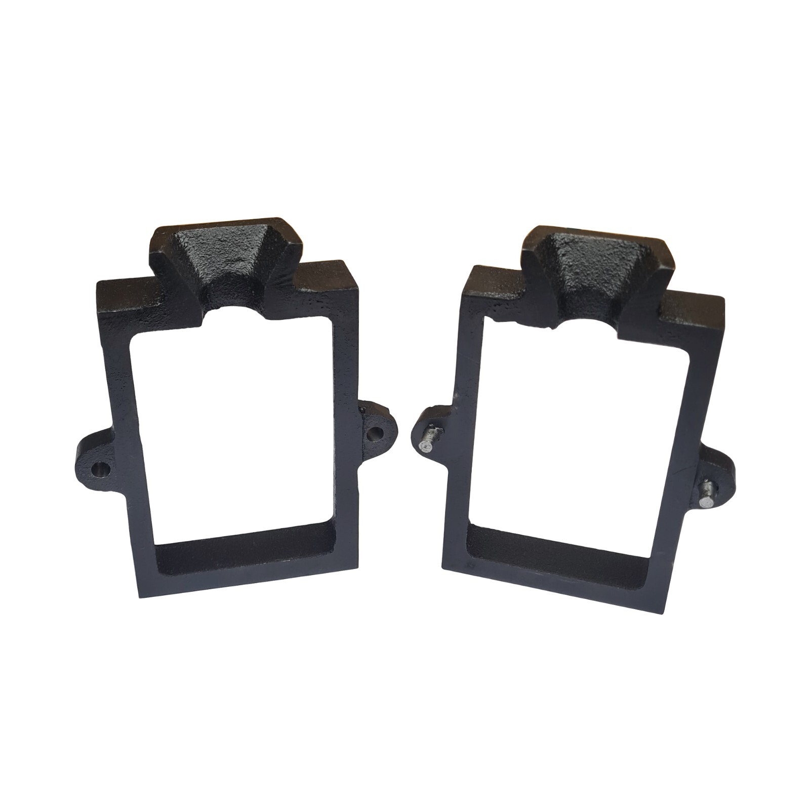 Set of 2 Cast Iron Flask Mold Frames Sand Casting Flask Tools