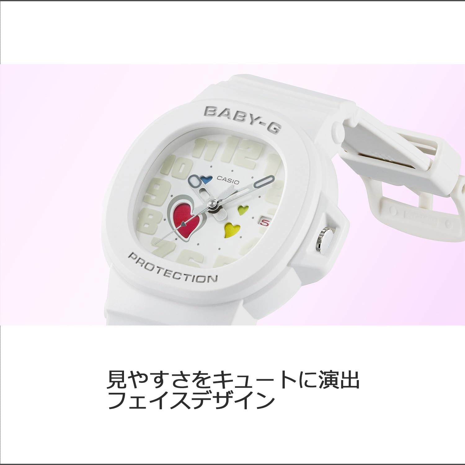 CASIO Baby-G BGA-10-7AJF White Stainless Steel Women’s Watch New in Box