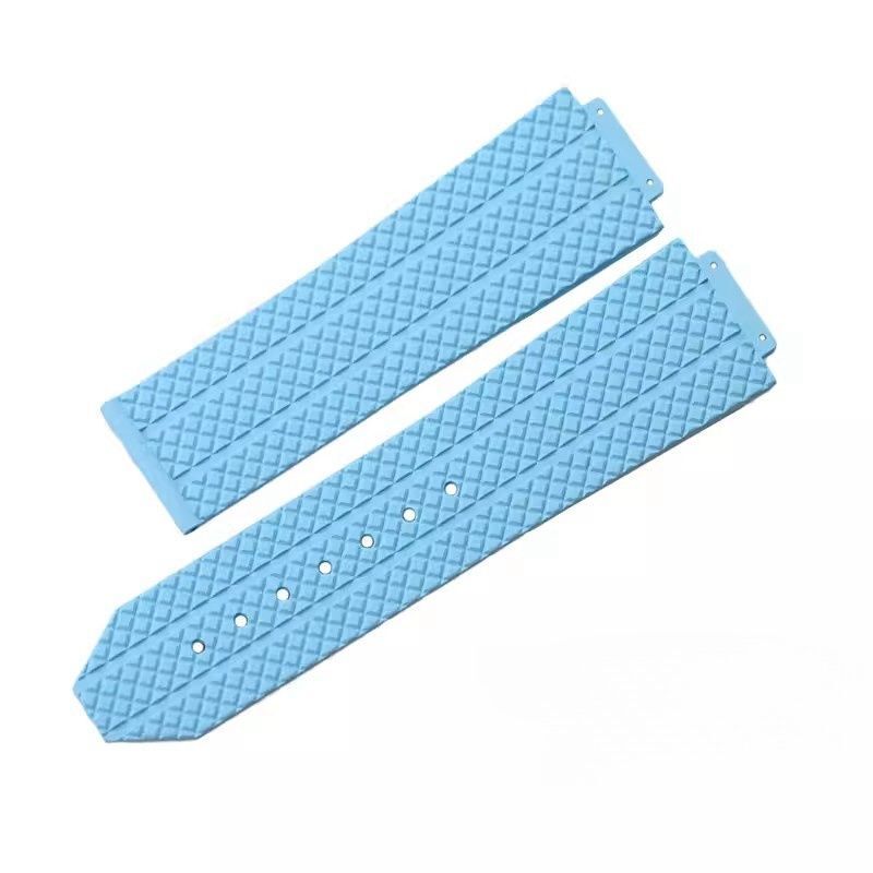 25mm Replacement FKM Rubber Strap Watch Band Fits HB Big Bang Series 311 304 301