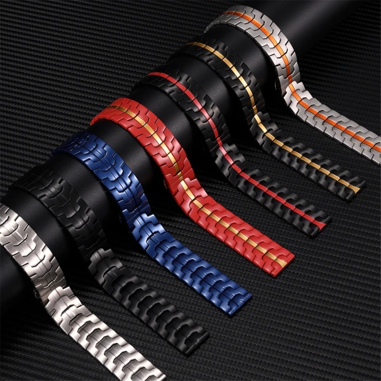 22mm Titanium Color Strap Stainless Steel Band For Watch 5/4/3 GT6 Pro GT5 46mm