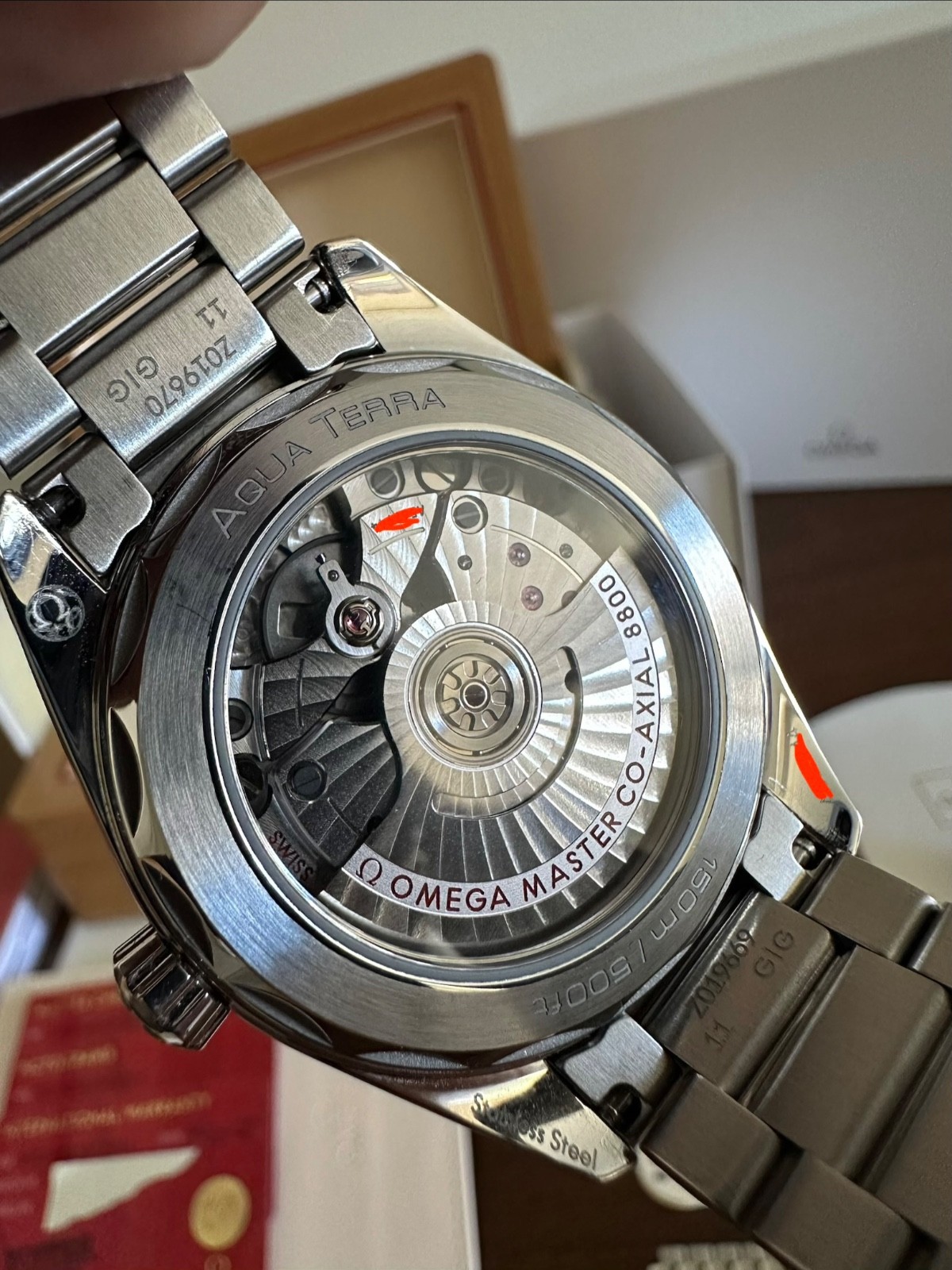Omega Seamaster Aqua Terra Black Lacquer 38mm Complete Set plus bond nato
