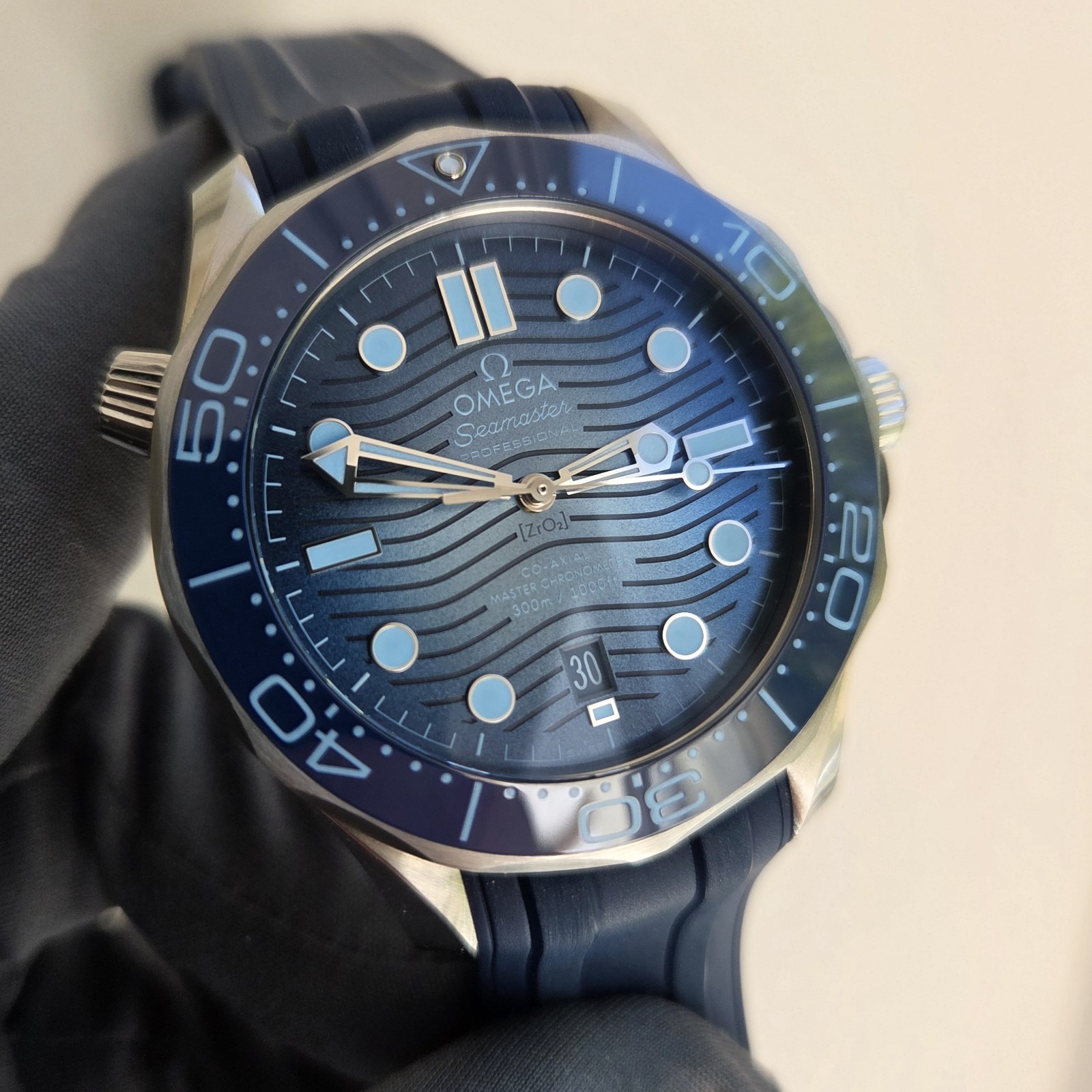 Omega Seamaster Diver 300m Summer Blue 2024 Full Set inc Omega Warranty to 2029