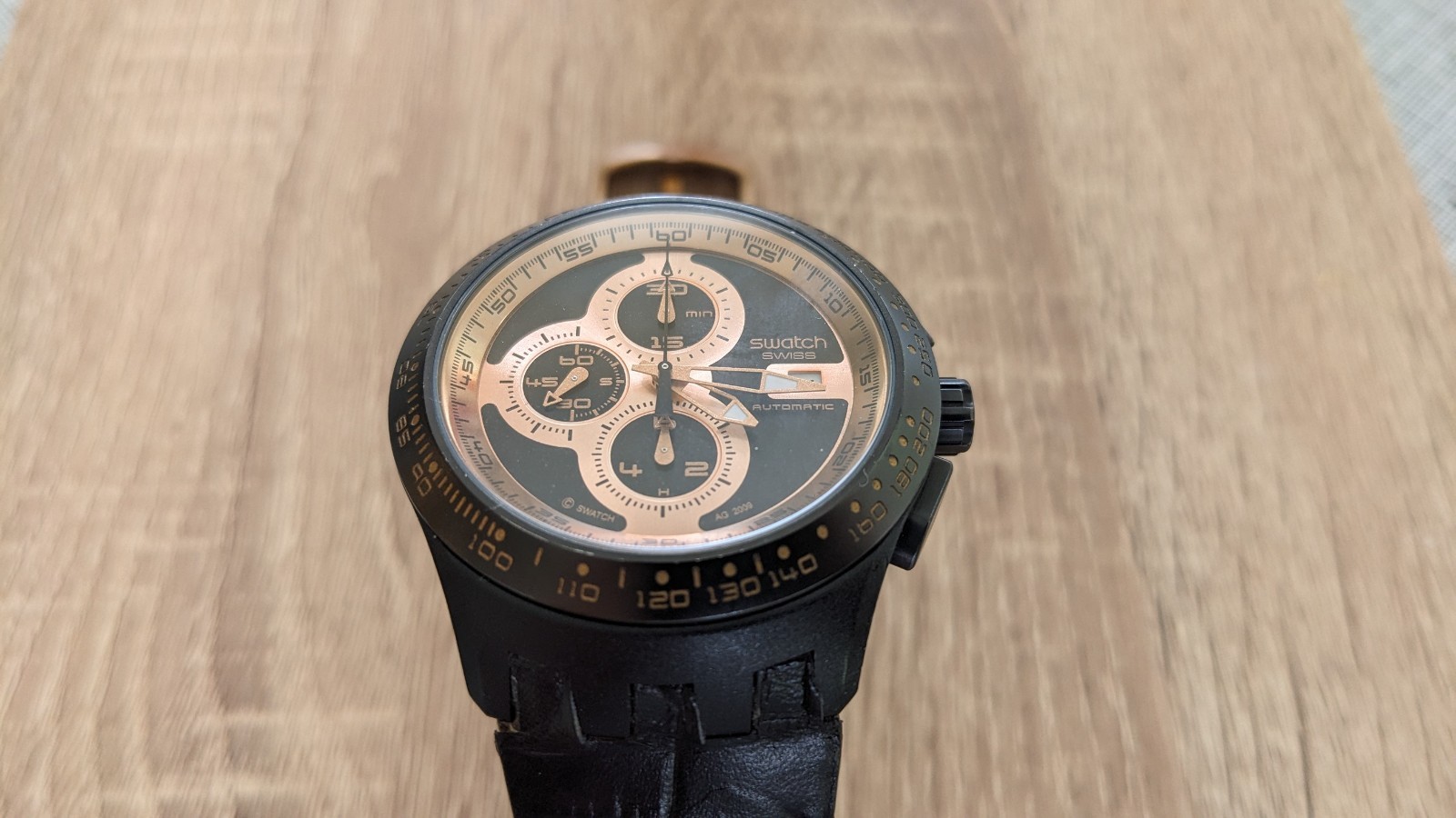 Swatch SVGB402 Automatic Chronograph Swiss Watch