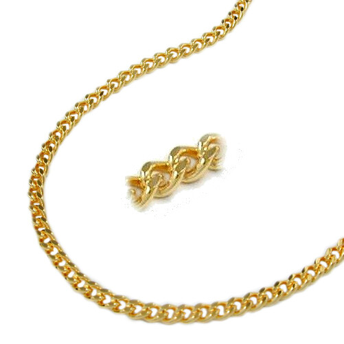 Gold double belly chain necklace bikini chain Singapore chain gold plated, 78/84/90 cm