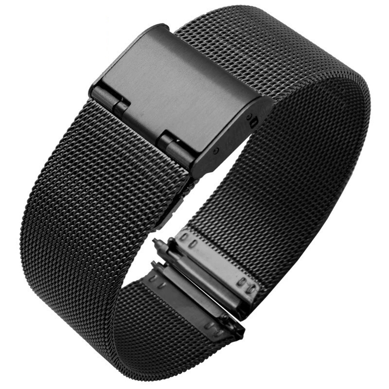 04 line Stainless Steel Milanese Watch Strap Mesh Woven Bracelet 18 20 22 24mm