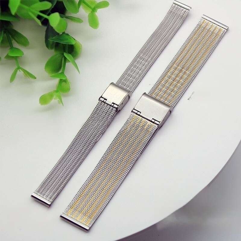 Milanese Watch Band 12 14 16 18 20 22mm Stainless Steel Mesh Watch Strap NEW