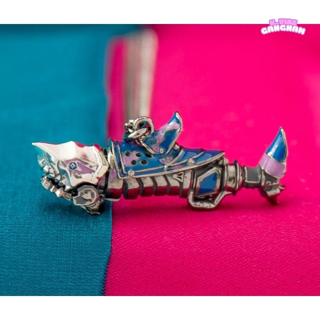 League of Legends Arcane Jinx Fishbones Necklace RockLove Official Jewelry