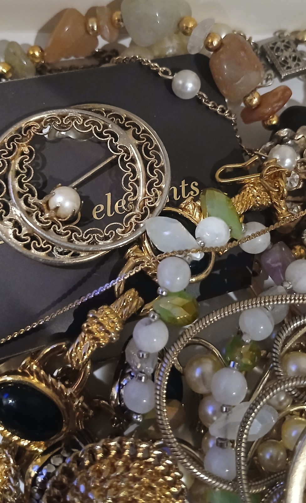 Gold-tone Mixed Jewelry Lot