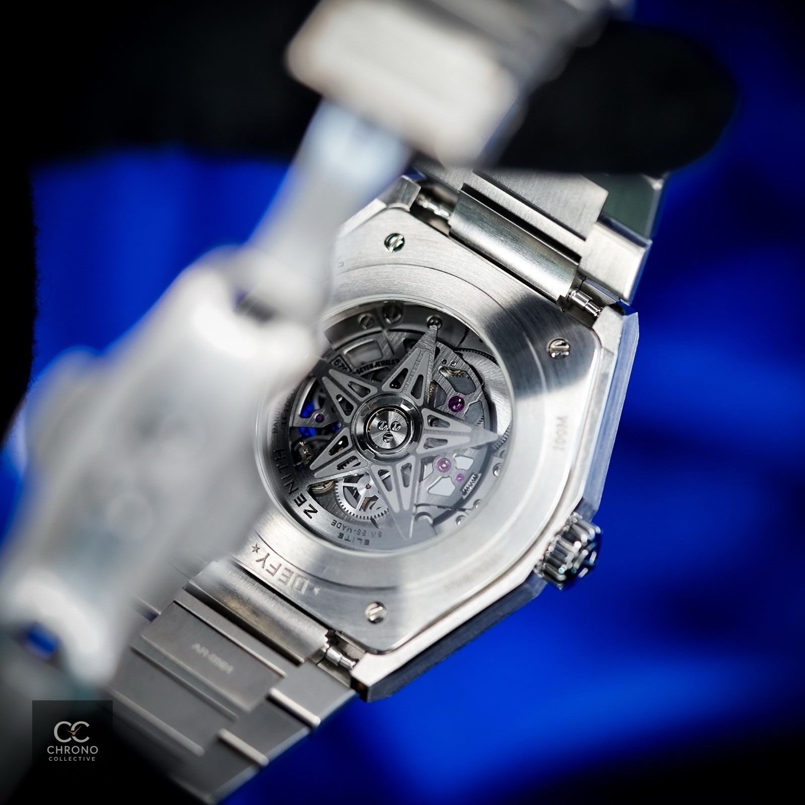 Zenith Defy Skeleton 95.9000.670/78.M9000 41mm Titanium Skeleton Dial Full Set