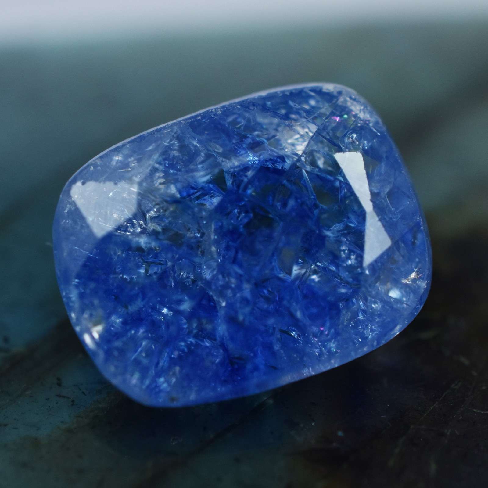 Natural CERTIFIED Blue Sapphire 6.80 Carat Cushion Shape Loose Gemstone