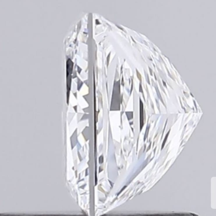 2 Ct Princess Cut IGI Certified Lab Grown CVD Diamond E Color SI1 Clarity Stone