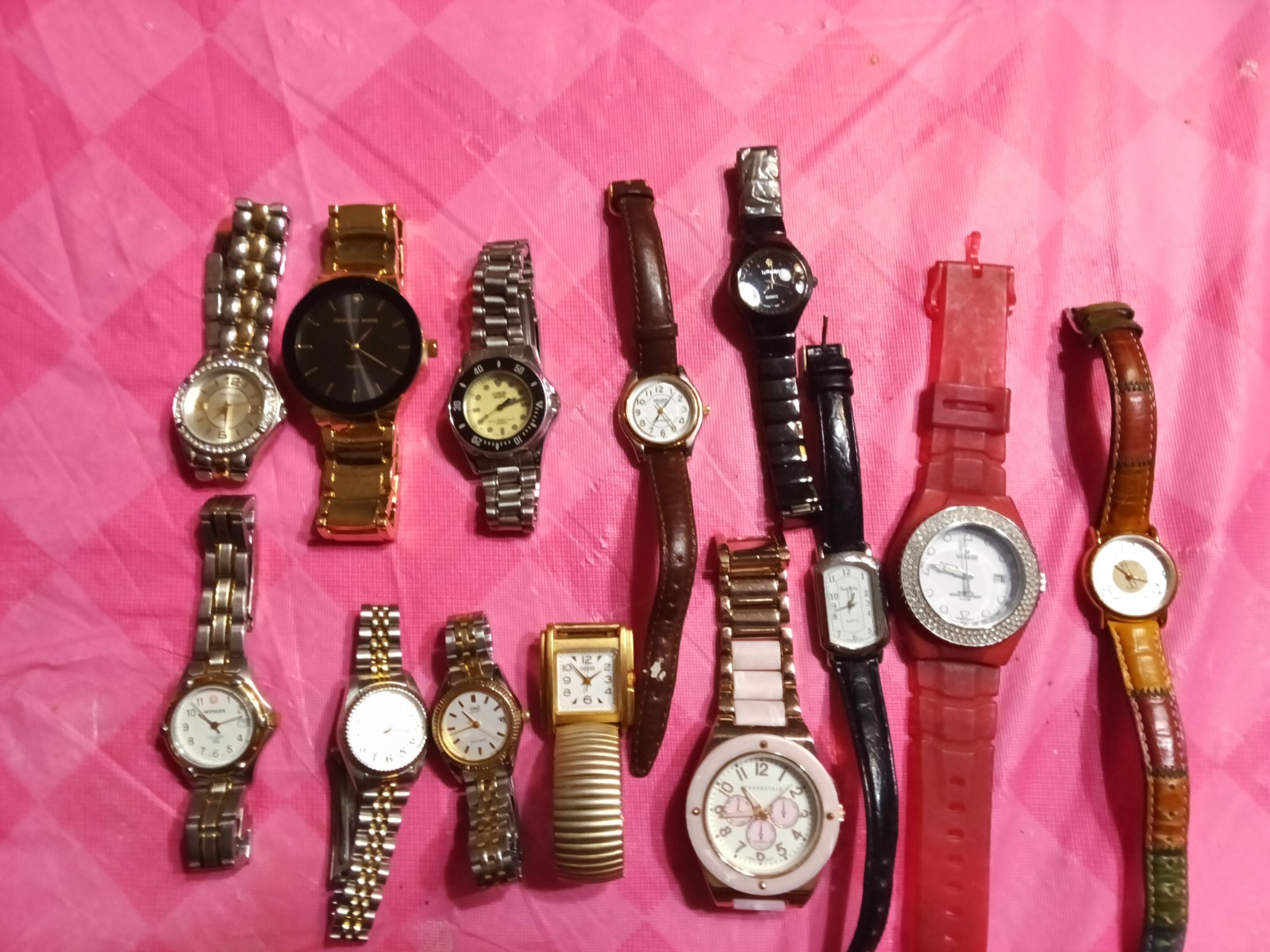 Wenger Swatch Olevs Aéropostale Quartz Mixed Lot Assorted Watches