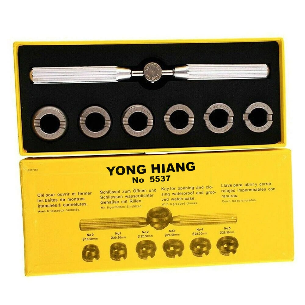 For Rolex and Tudor Case Back Cover Opener Remover Watch Repair Tool Kit