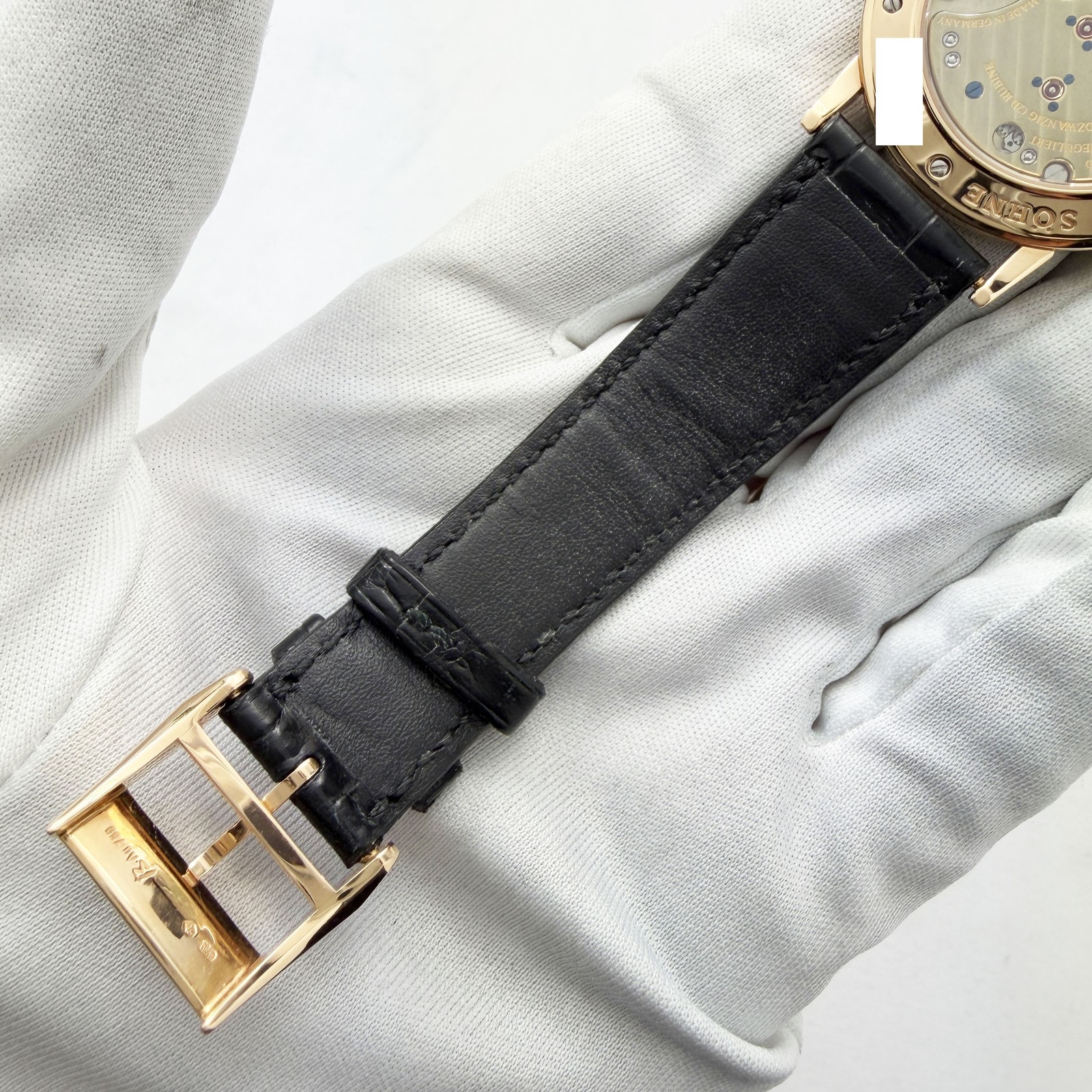 A. Lange & Sohne 1815 206.032 36MM Silver Dial 18K Rose Gold Paper