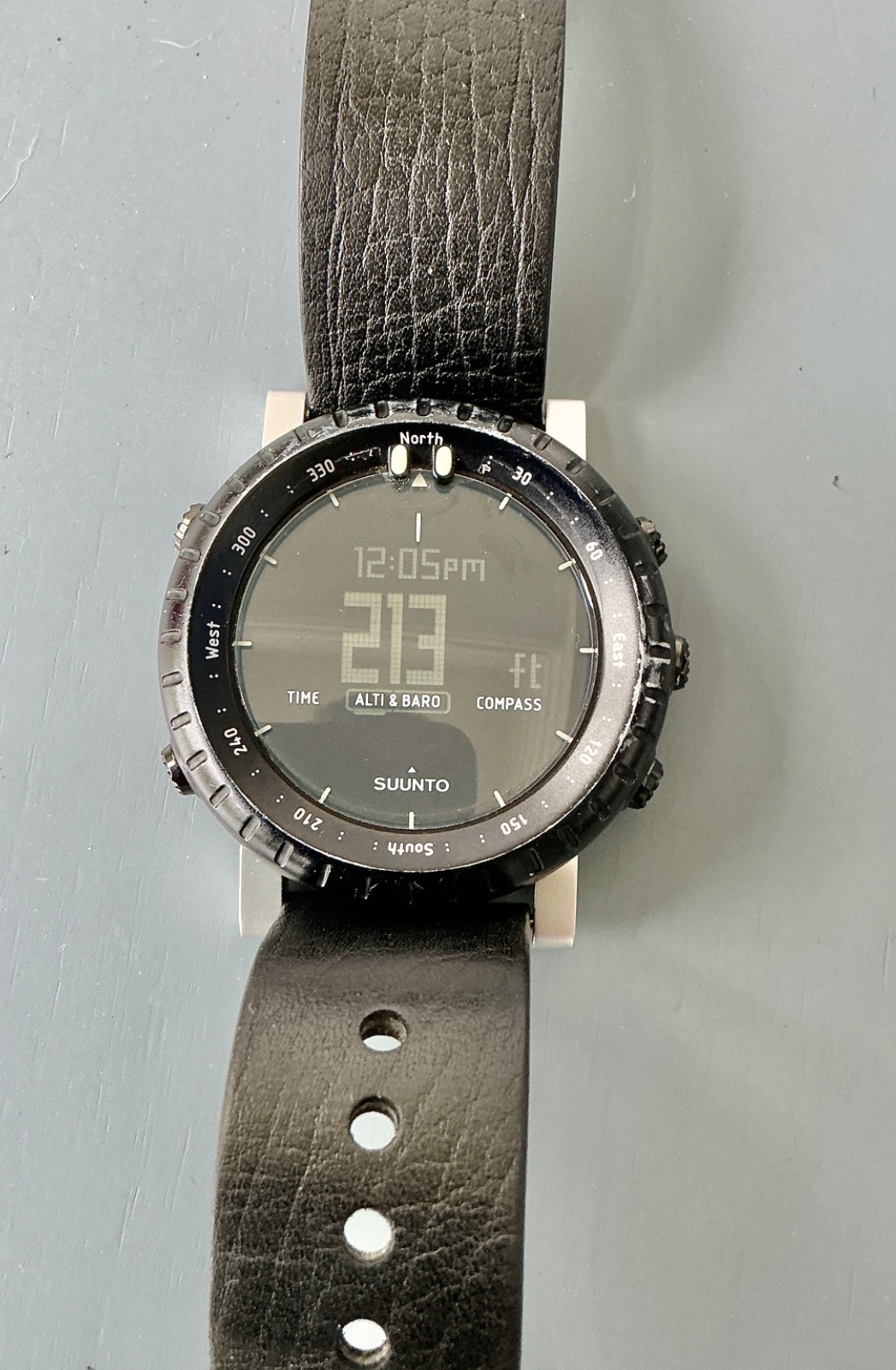 Suunto Core Black Outdoor Watch 49 mm Altimeter Barometer Compass NEW Battery