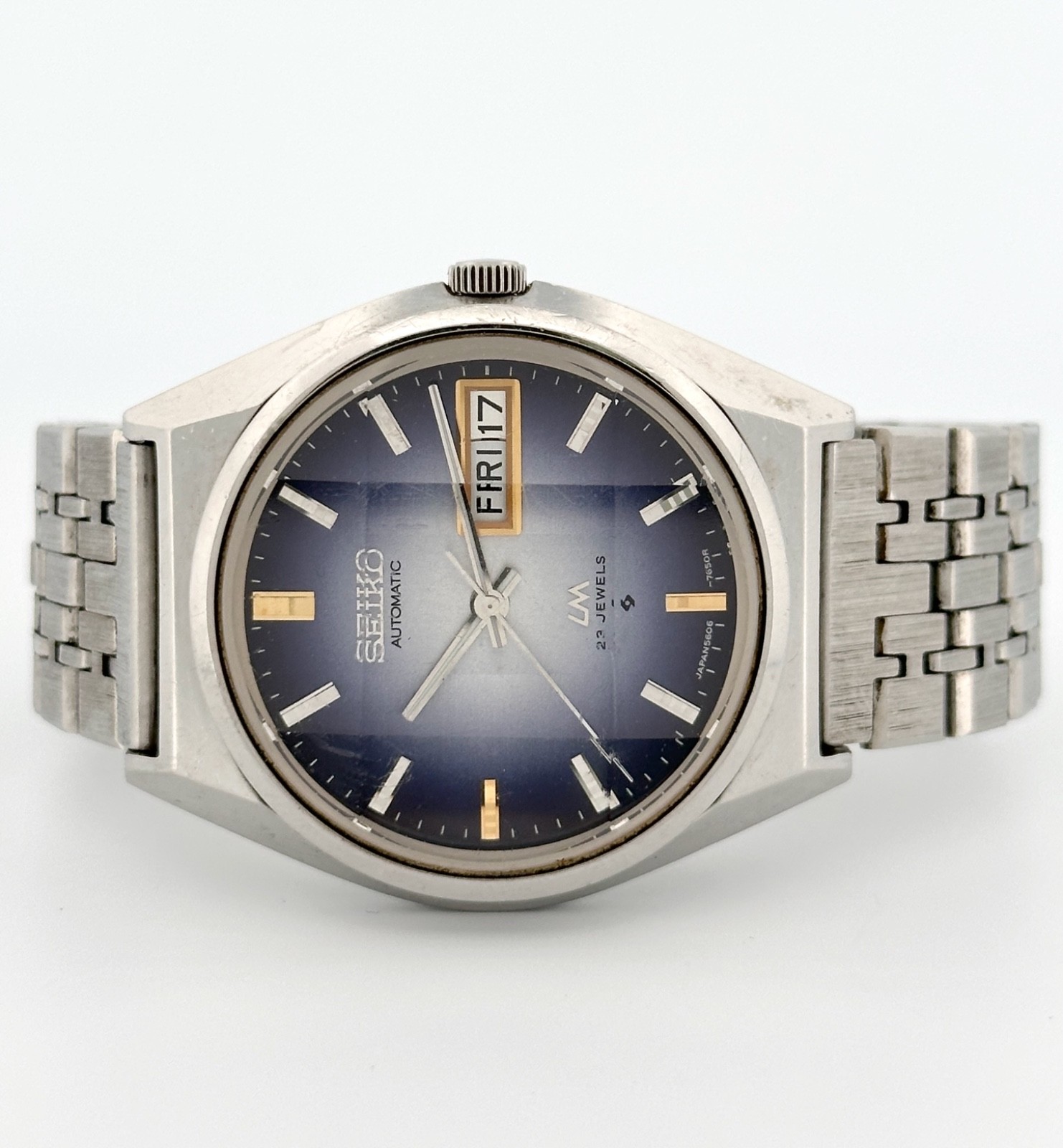 Seiko Lord Matic 5606-7310 Automatic Blue Gradient Dial AS-IS Repair