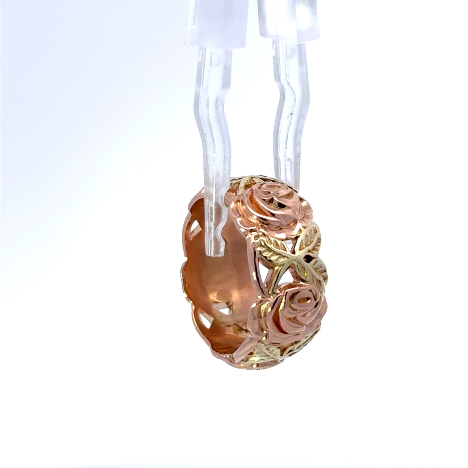 Artcarved 14k Two-Tone Gold Floral Vintage Ring Size 5.5