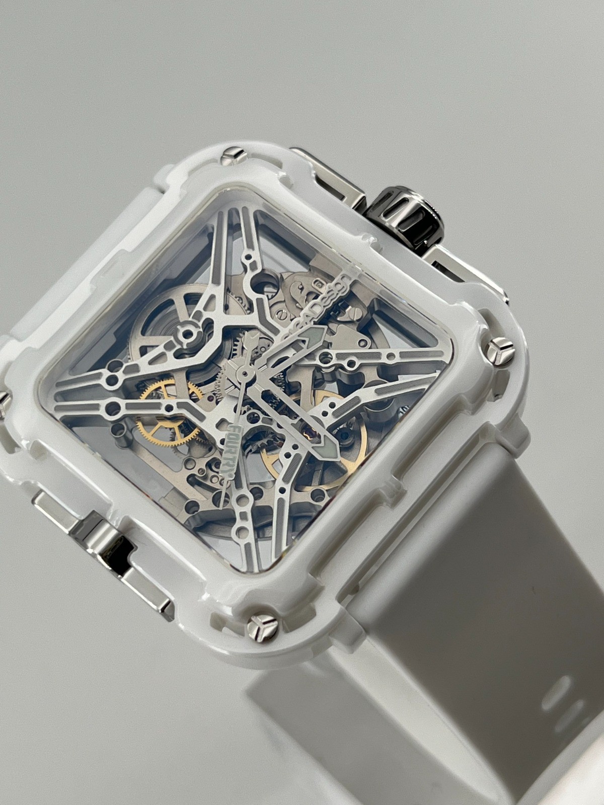 CIGA DESIGN X Series WHITE CERAMIC Mechanical Watch Machina BRAND NEW