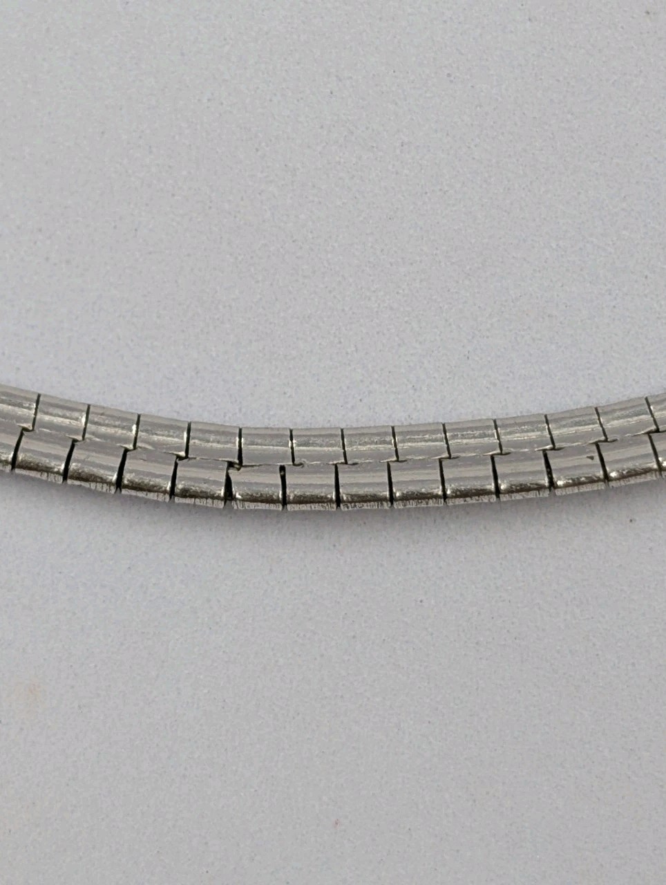 By RCI Vintage Sterling Silver 4mm Omega Italian Chain 925 Necklace 18″ – 20.1g