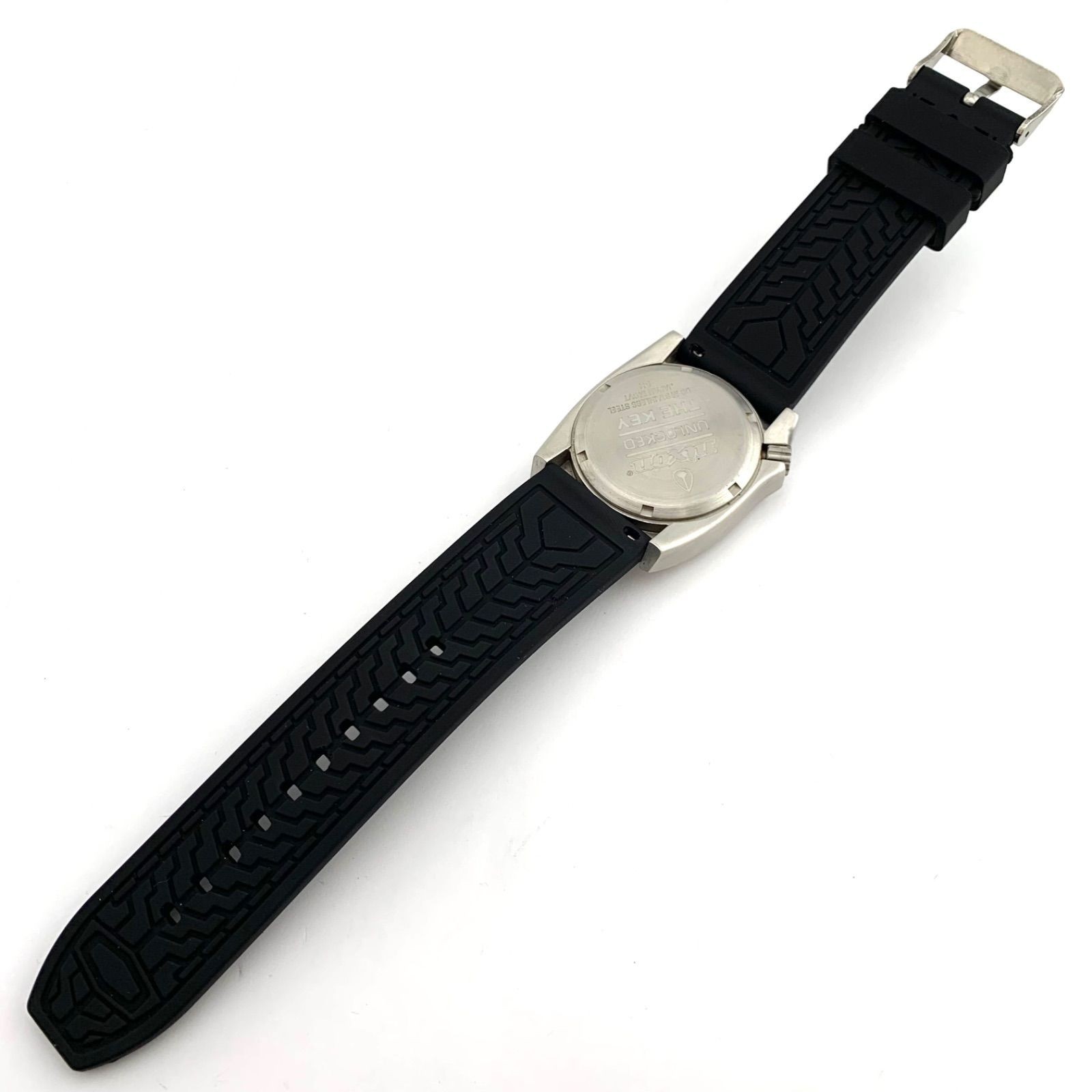 Nixon UNLOCKED THE KEY Quartz men gray Dial Watch Japan – Rank B