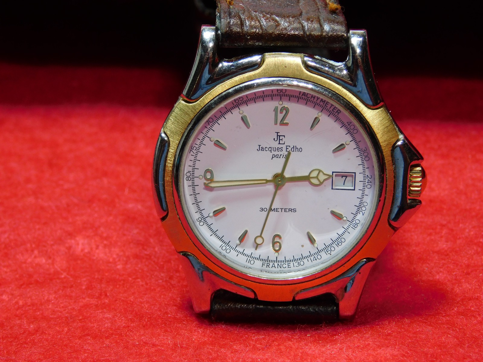 Mens Jacques Edho Paris Watch, WR to 30M New Battery, Runs Well