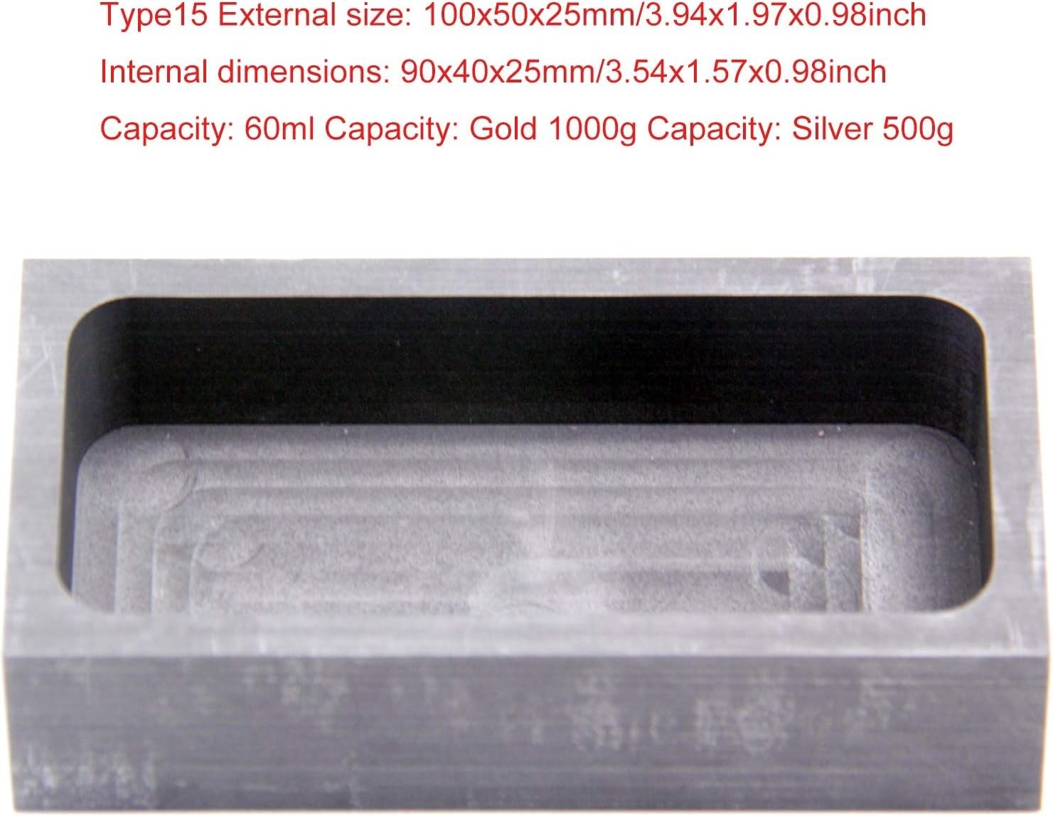 Graphite Ingot Mold, High Purity Refining Graphite, Melting Casting Mould for…