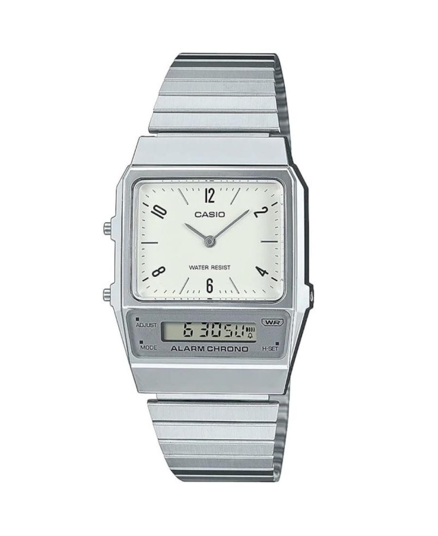 CASIO Men Analog Quartz Casual Watch Classic Dress White Dial Waterproof Rectang