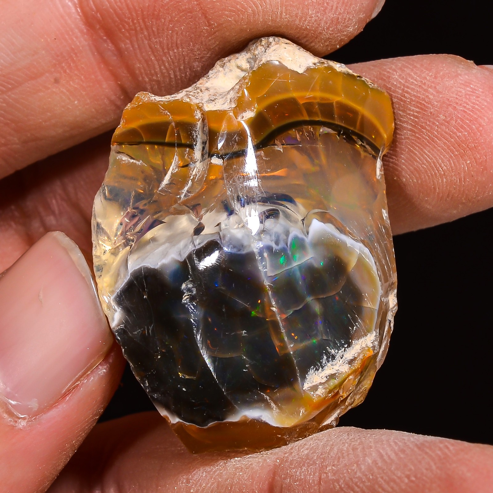 78.50 Cts 100% Natural Exclusive Ethiopian Opal 36X26X18 MM Rough Loose Gemstone