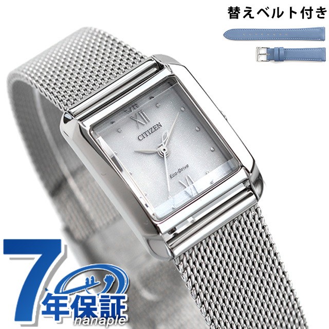 Citizen L Square Collection Square Shape Solar Eco Drive Watch EW5590 62A