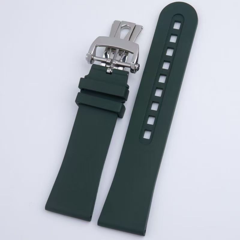 23mm Premium FKM Watch Band Rubber Strap Fits Blancpain Fifty Fathoms 5015 5200