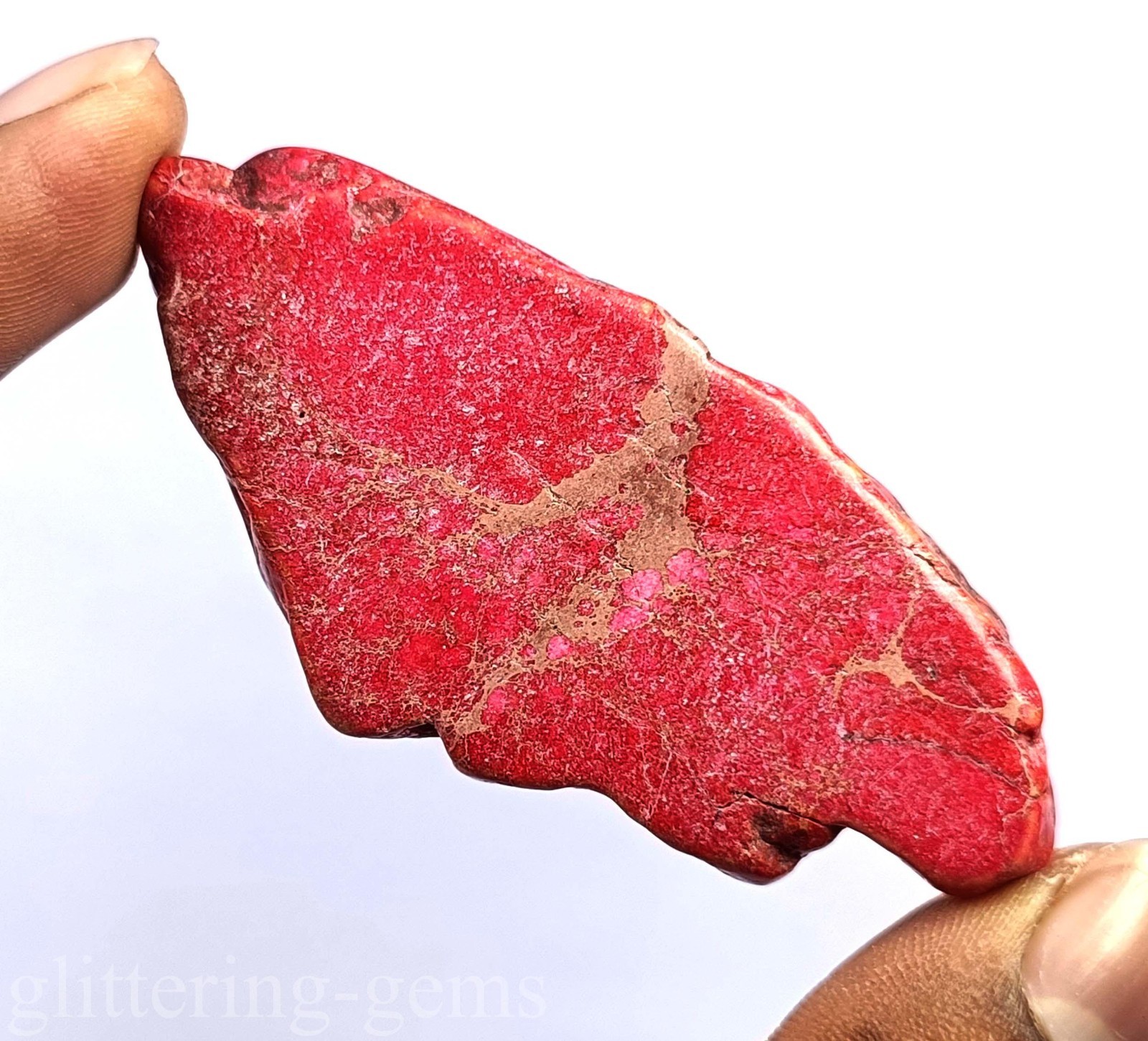 115.00 Ct Natural Red Turquoise Slab Rough Arizona 69x8mm Gems 5ADF