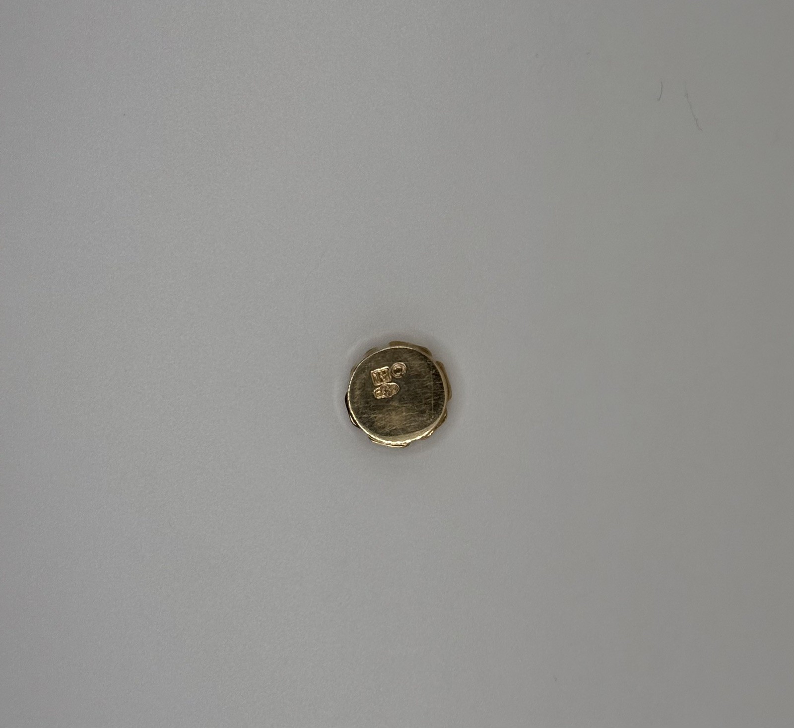 Richard Glatter Emerald Vintage Slide Charm – Yellow Gold 14k 2.91 gm OBO