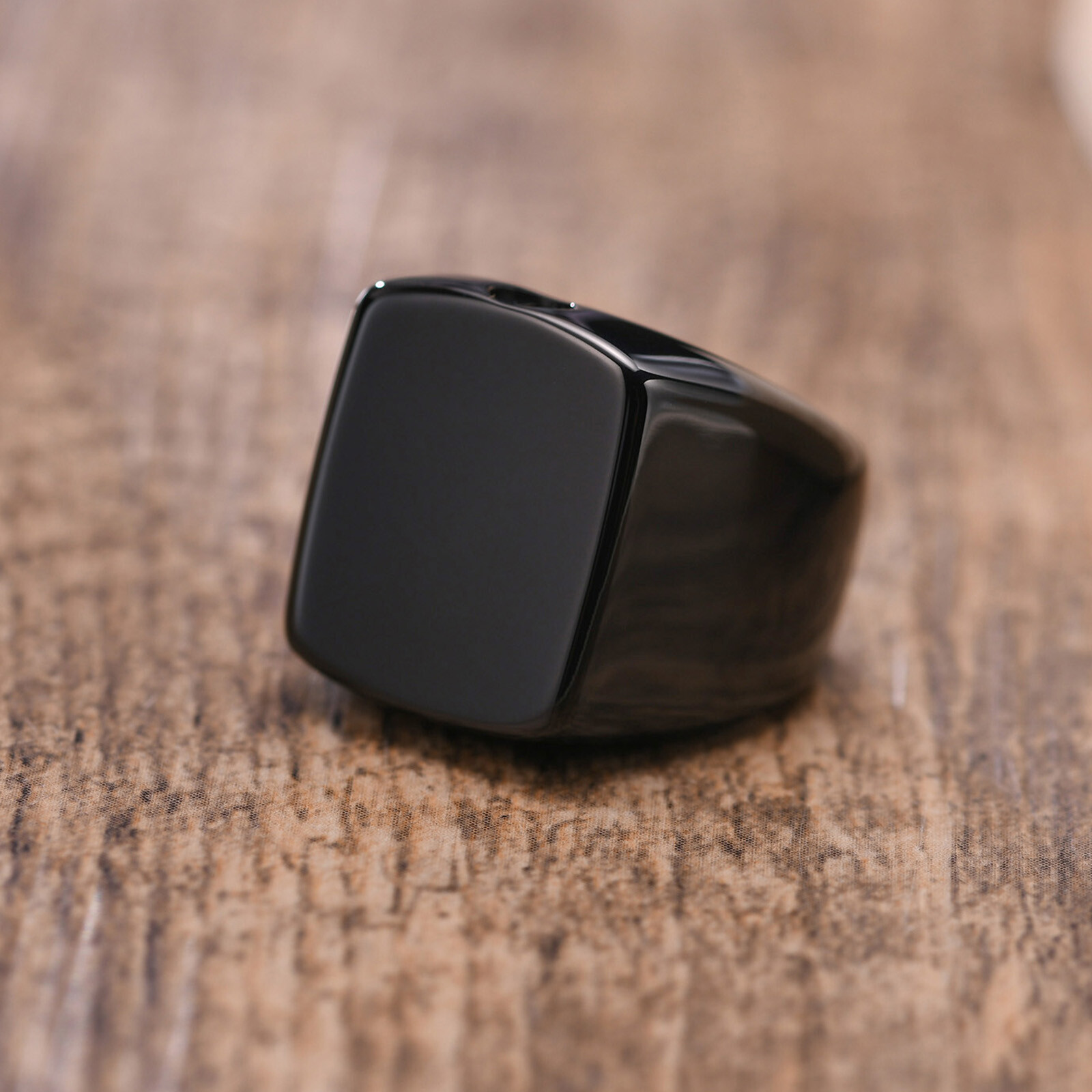 Personalized Engrave Men Ash Urn Ring Memorial Cremation Initials Stailess Steel