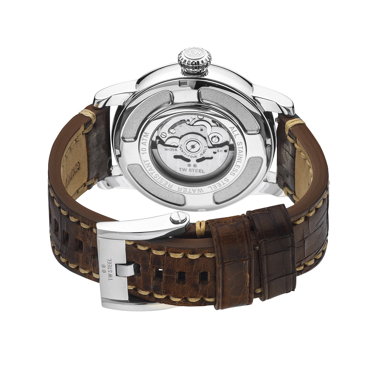 TW Steel Men’s Maverick 48mm Automatic Watch TWS-MS26